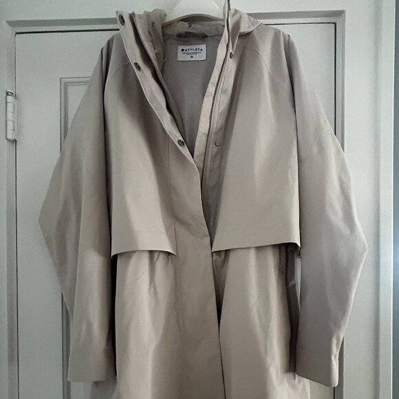 Athleta Rain Trench Coat - NWOT - Size XL - Picture 2 of 5